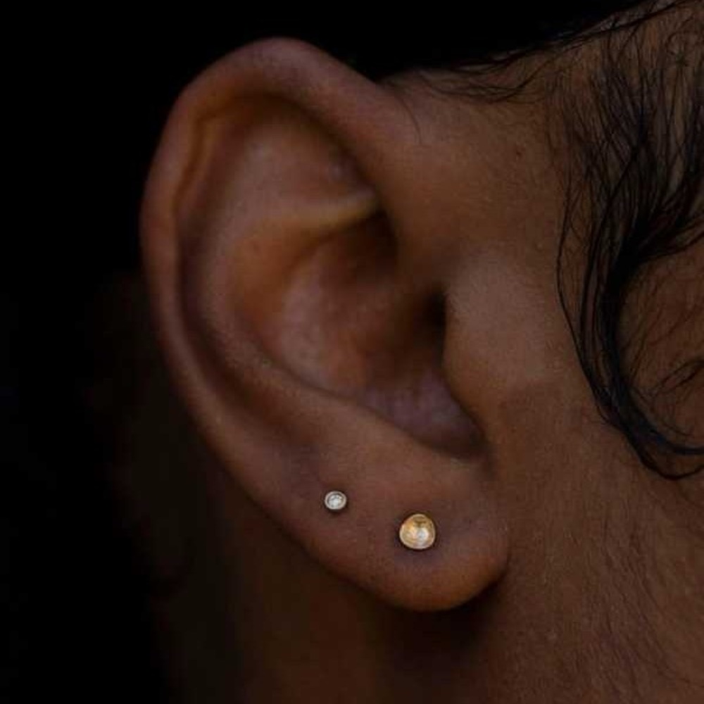 Wwake Wisp Collection Bowl Earrings (small)